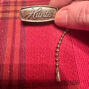 Hunter Silver Pull Chain